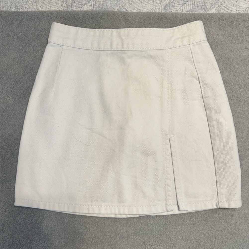 White Mini Skirt